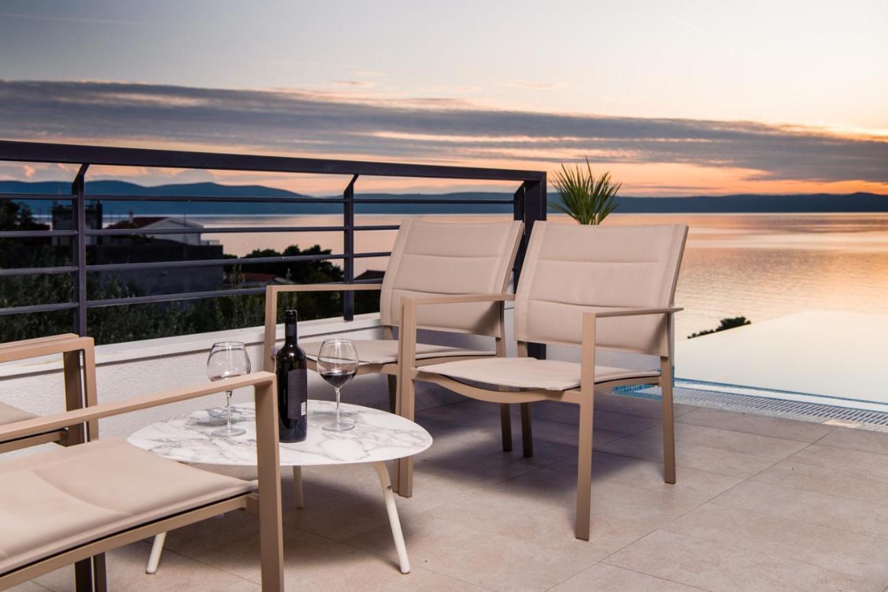 Villa Leona A Luxury Villa Near Makarska, Heated Pool Živogošće 객실 사진