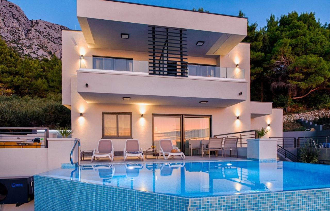 Villa Leona A Luxury Villa Near Makarska, Heated Pool Živogošće 외부 사진
